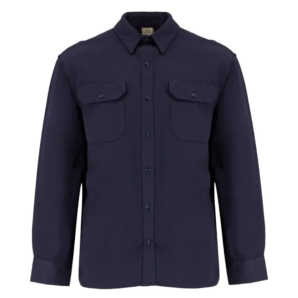 [37H-S-MAR] REIMER Men's FR Industrial Shirt (Navy, S)