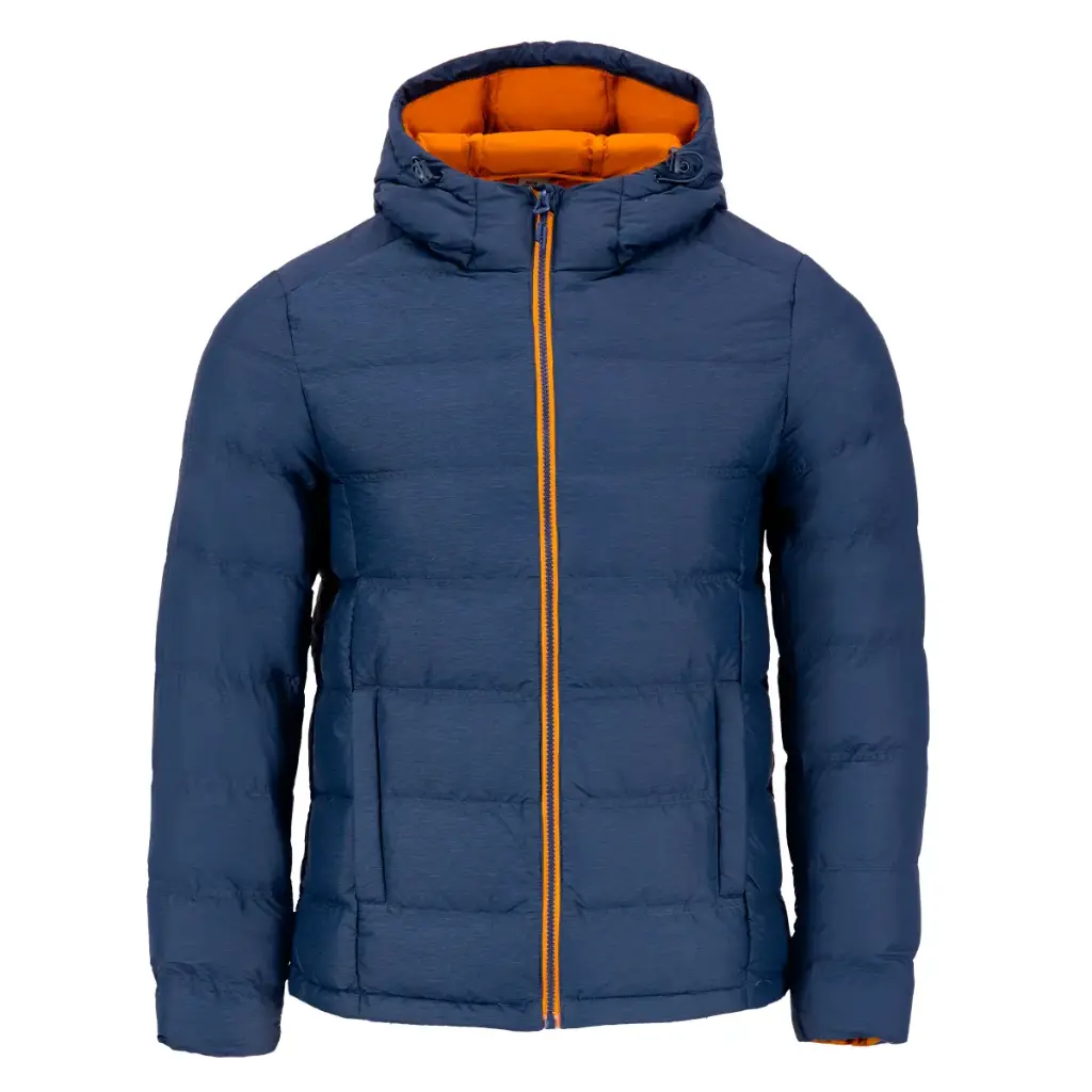 [73H-S-AZUL] REIMER Chamarra Hombre Frankfurt (Azul Jaspe, S)